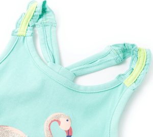 vidaXL Dziecięca koszulka na ramiączkach, jasnomiętowa, 140 3