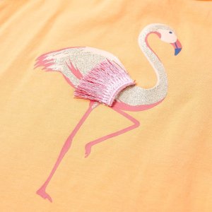 vidaXL Dziecięca koszulka na ramiączkach, jaskrawopomarańczowa, 140 4