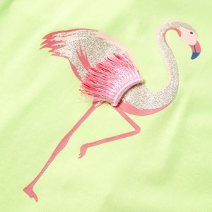 vidaXL Dziecięca koszulka na ramiączkach, neonowy żółty, 104 4