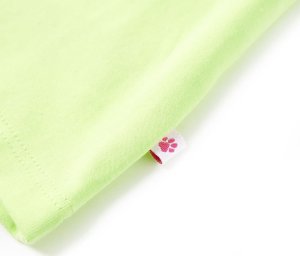 vidaXL Dziecięca koszulka na ramiączkach, neonowy żółty, 128 5