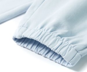 vidaXL Dziecięce spodnie dresowe, jasnoniebieskie, 128 6