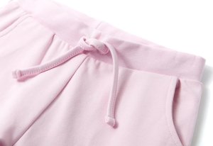 vidaXL Dziecięce spodnie dresowe, jasnoróżowe, 116 2
