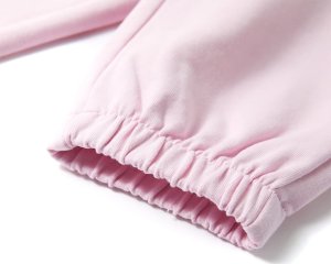 vidaXL Dziecięce spodnie dresowe, jasnoróżowe, 116 5