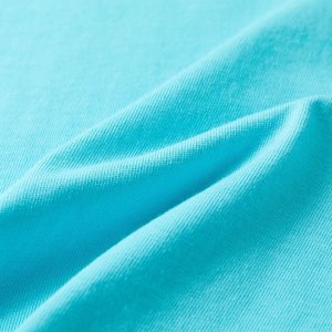 vidaXL Koszulka dziecięca z krótkimi rękawami, błękitna, 140 7