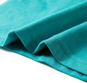 vidaXL Koszulka dziecięca z krótkimi rękawami, ciemna mięta, 140 6