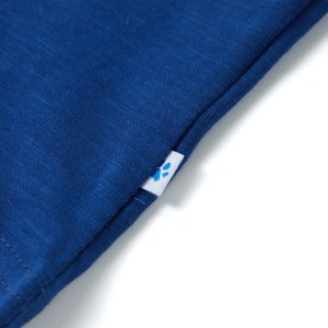 vidaXL Koszulka dziecięca z krótkimi rękawami, ciemnoniebieska, 128 6