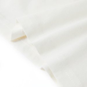 vidaXL Koszulka dziecięca z krótkimi rękawami, ecru, 104 6