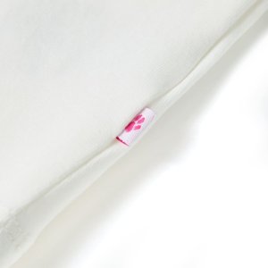 vidaXL Koszulka dziecięca z krótkimi rękawami, ecru, 116 5