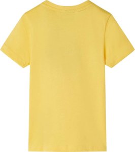 vidaXL Koszulka dziecięca z krótkimi rękawami, jasna ochrowy, 104 2