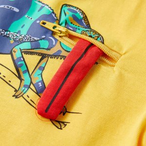 vidaXL Koszulka dziecięca z krótkimi rękawami, jasna ochrowy, 104 5