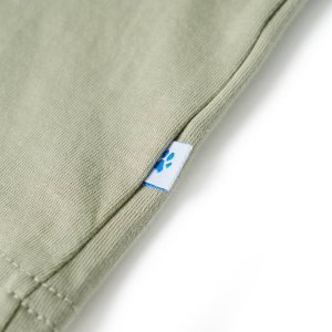 vidaXL Koszulka dziecięca z krótkimi rękawami, jasne khaki, 104 6