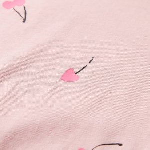 vidaXL Koszulka dziecięca z krótkimi rękawami, jasnoróżowa, 104 4