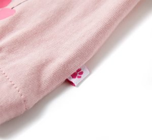 vidaXL Koszulka dziecięca z krótkimi rękawami, jasnoróżowa, 104 5