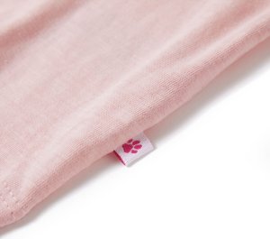 vidaXL Koszulka dziecięca z krótkimi rękawami, jasnoróżowa, 116 5