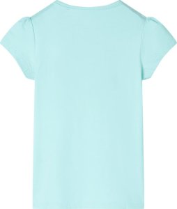 vidaXL Koszulka dziecięca z krótkimi rękawami, jasny błękit, 140 2
