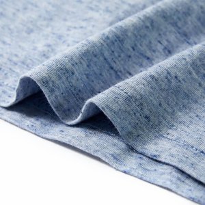 vidaXL Koszulka dziecięca z krótkimi rękawami, niebieski melanż, 128 6