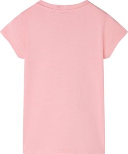 vidaXL Koszulka dziecięca z krótkimi rękawami, różowa, 128 2