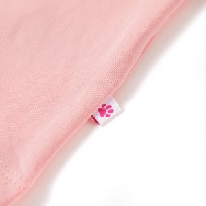 vidaXL Koszulka dziecięca z krótkimi rękawami, różowa, 128 5