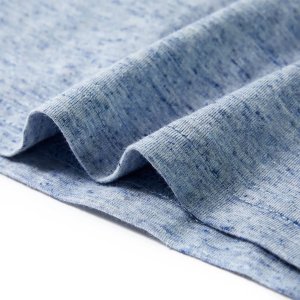 vidaXL Koszulka dziecięca z krótkimi rękawami, niebieski melanż, 116 6