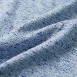 vidaXL Koszulka dziecięca z krótkimi rękawami, niebieski melanż, 116 7