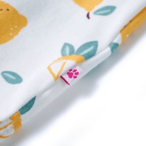 vidaXL Koszulka dziecięca z wiązaniem, ecru, 140 4