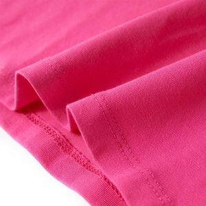 vidaXL Koszulka dziecięca, ciemnoróżowa, 116 6