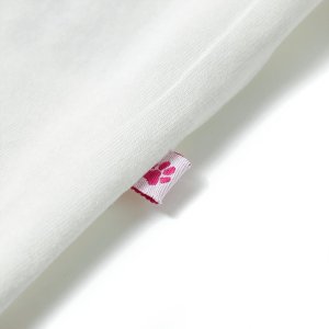 vidaXL Koszulka dziecięca, ecru, 140 5