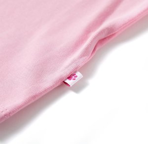 vidaXL Koszulka dziecięca, jaskraworóżowa, 104 5