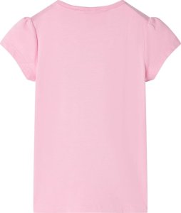 vidaXL Koszulka dziecięca, jaskraworóżowa, 92 2