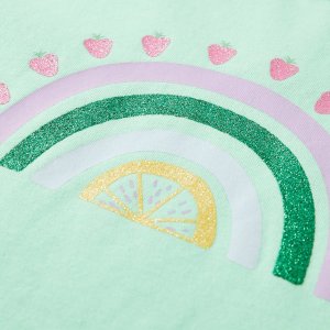 vidaXL Koszulka dziecięca, jasnozielona, 104 4