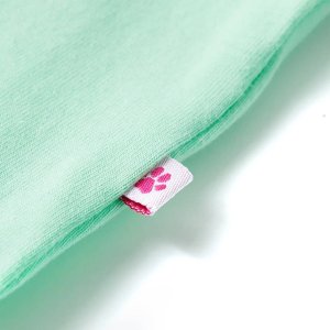 vidaXL Koszulka dziecięca, jasnozielona, 104 5