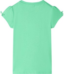 vidaXL Koszulka dziecięca, jasnozielona, 116 2