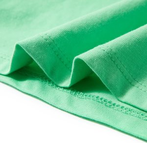 vidaXL Koszulka dziecięca, jasnozielona, 128 6