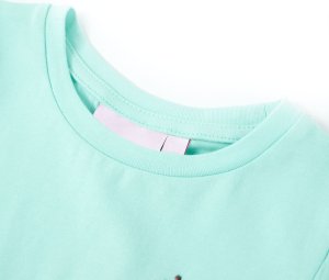 vidaXL Koszulka dziecięca, jasny błękit, 140 3