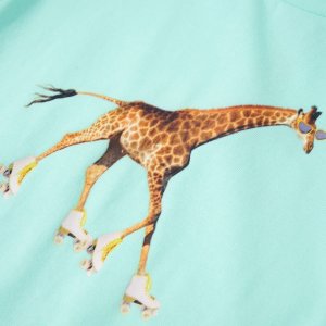 vidaXL Koszulka dziecięca, jasny błękit, 128 4