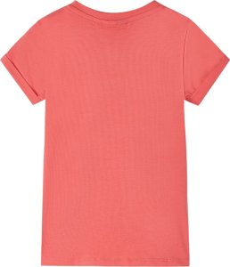 vidaXL Koszulka dziecięca, koralowa, 116 2