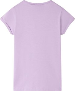 vidaXL Koszulka dziecięca, liliowa, 104 2