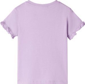 vidaXL Koszulka dziecięca, liliowa, 104 2