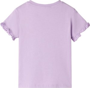vidaXL Koszulka dziecięca, liliowa, 128 2