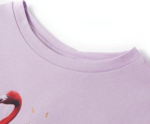 vidaXL Koszulka dziecięca, liliowa, 128 3