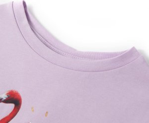 vidaXL Koszulka dziecięca, liliowa, 140 3