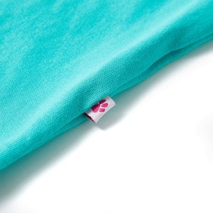 vidaXL Koszulka dziecięca, miętowa, 116 5