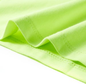 vidaXL Koszulka dziecięca, neonowożółta, 128 6