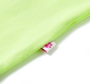 vidaXL Koszulka dziecięca, neonowożółta, 92 5