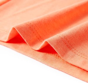 vidaXL Koszulka dziecięca, neonowy pomarańcz, 116 6