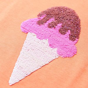 vidaXL Koszulka dziecięca, neonowy pomarańcz, 104 4