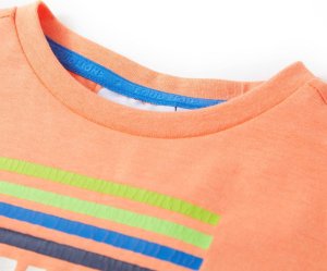 vidaXL Koszulka dziecięca, neonowy pomarańcz, 128 3