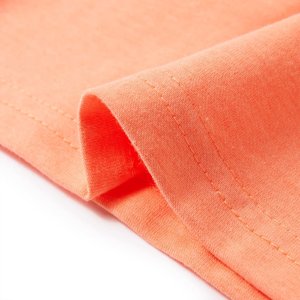 vidaXL Koszulka dziecięca, neonowy pomarańcz, 128 6