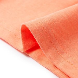 vidaXL Koszulka dziecięca, neonowy pomarańcz, 140 6