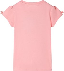 vidaXL Koszulka dziecięca, różowa, 116 2